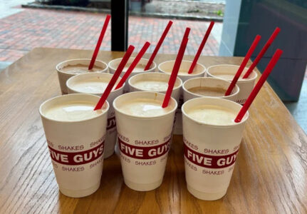 多款 Five Guys 奶昔