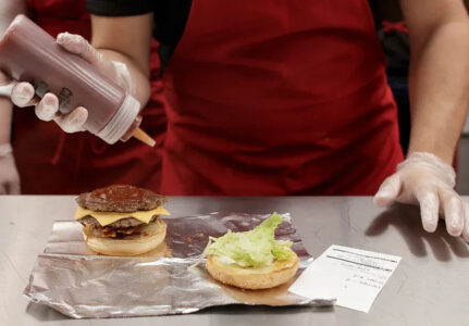 制作 Five Guys 汉堡